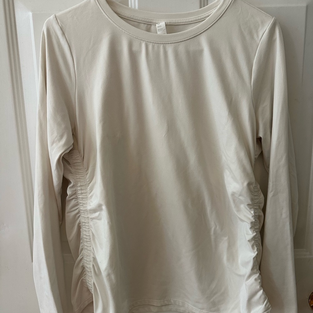 Zella by Nordstrom Long Sleeve Ruched Top